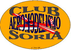 Anagrama del Club. Enlace a http://www.aeromodelismosoria.com