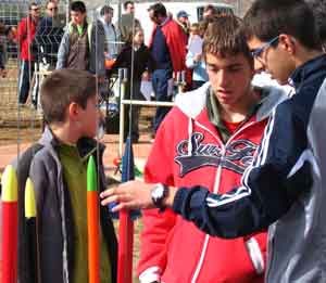 Alumnos de Taller con sus aeromodelos