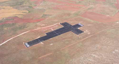 Pista de vuelo del Club Aeromodelismo Soria en Velilla de la Sierra