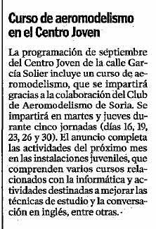 Heraldo de Soria, 21 de agosto 2008