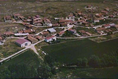 Vista area de Velilla de la Sierra